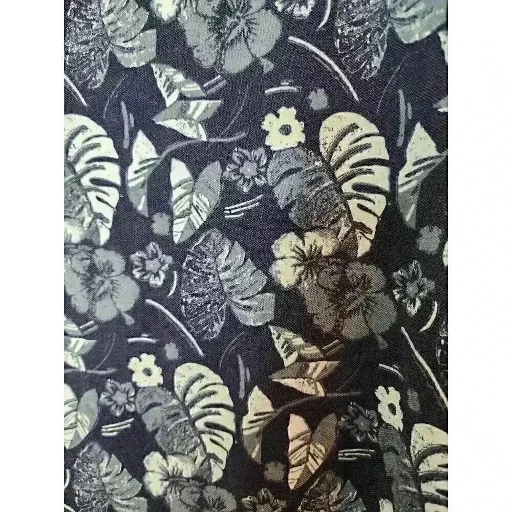 Size XXL Polo Ralph Lauren Navy Blue Tropical Floral Polo Shirt Monstera - Picture 4 of 4